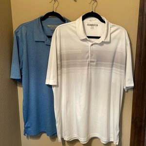 Greg Norman ML75 Play Dry Men’s Short Sleeve Shirt. Mens Size Large 2nd one free
